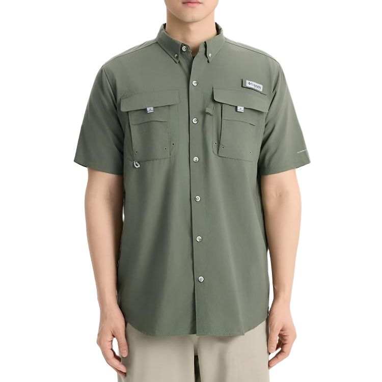 Columbia Shirts Men's 317 Olive Lapel Thin