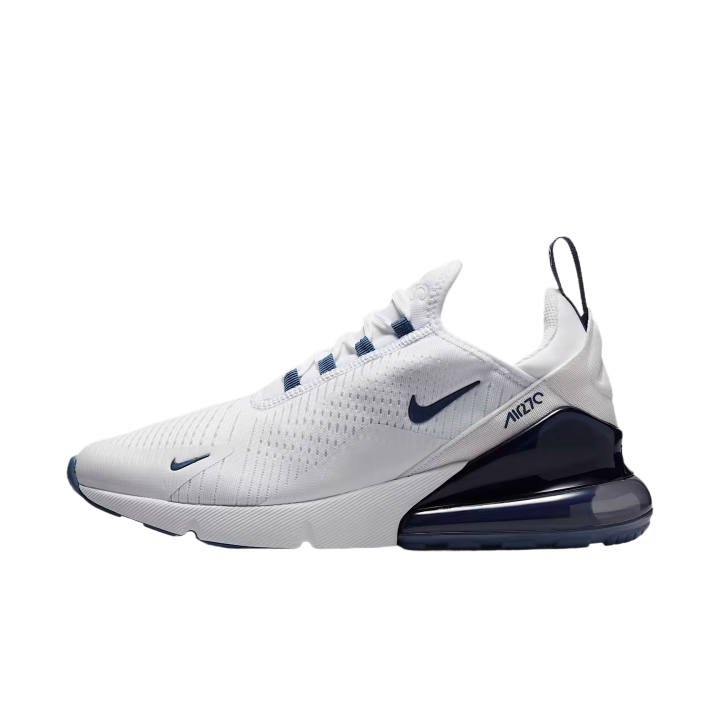 Nike Nike Air Max 270 Running Shoes Unisex Low Top New Slate Gray/White/White