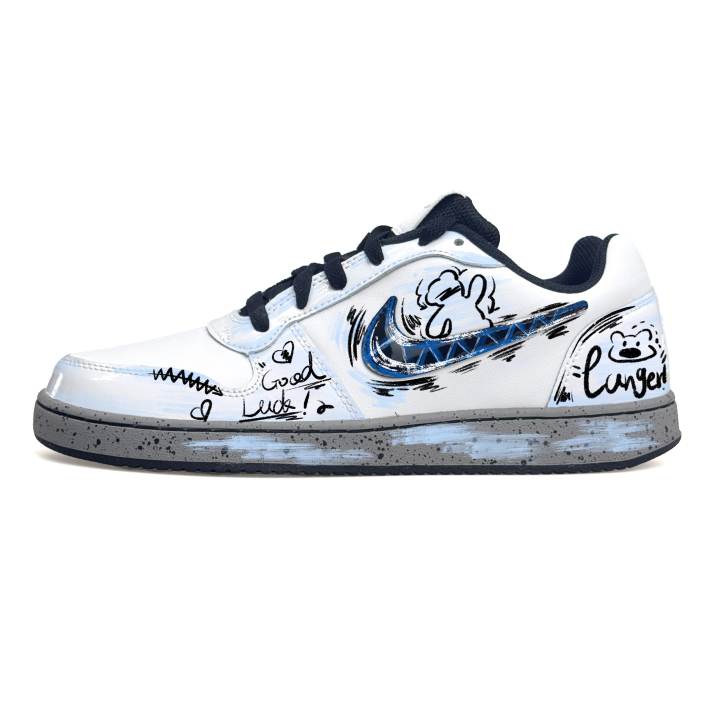 Nike Nike EBERNON Skateboard Shoes Unisex Low Top Blue