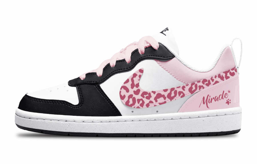 Nike Nike Court Borough 2 Skateboard Shoes Unisex Low Top Pink
