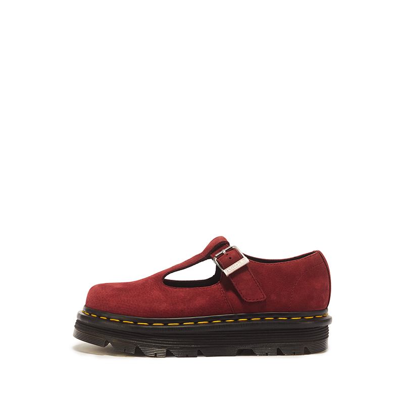 Dr.Martens Mary Jane Shoes Unisex Cherry Red