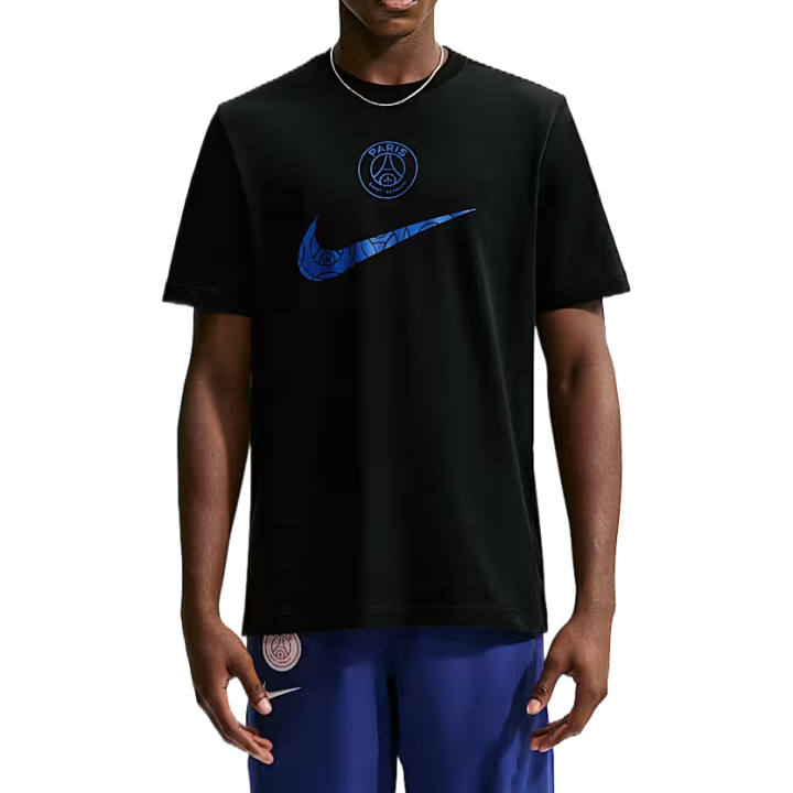 Nike Nike Paris Saint Germain T Shirts Men's Black Crew Neck