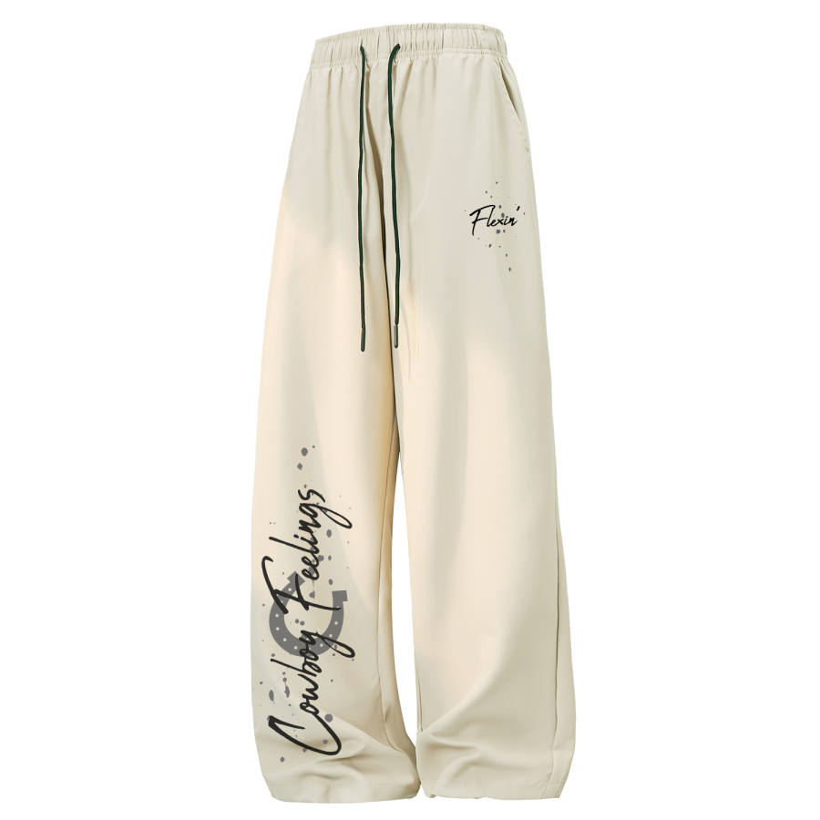 Disney Casual Pants Unisex Thin Straight Fit Pants
