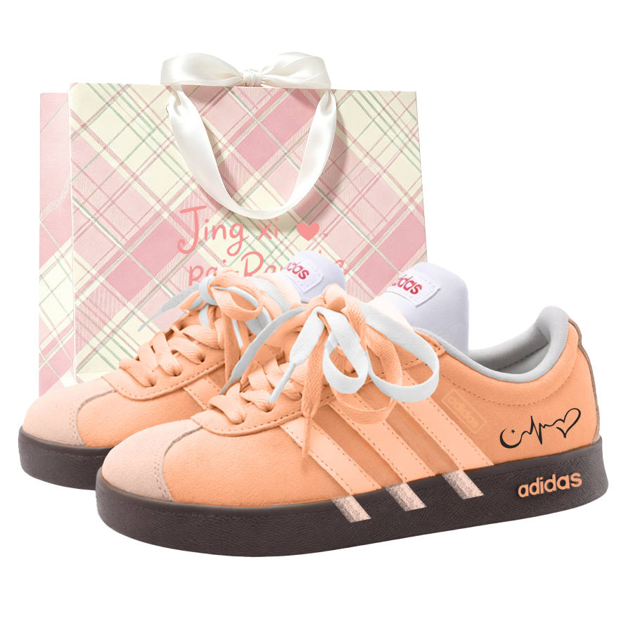 Adidas Adidas VL COURT 2.0 German Army Trainers Women's Low Top Orange