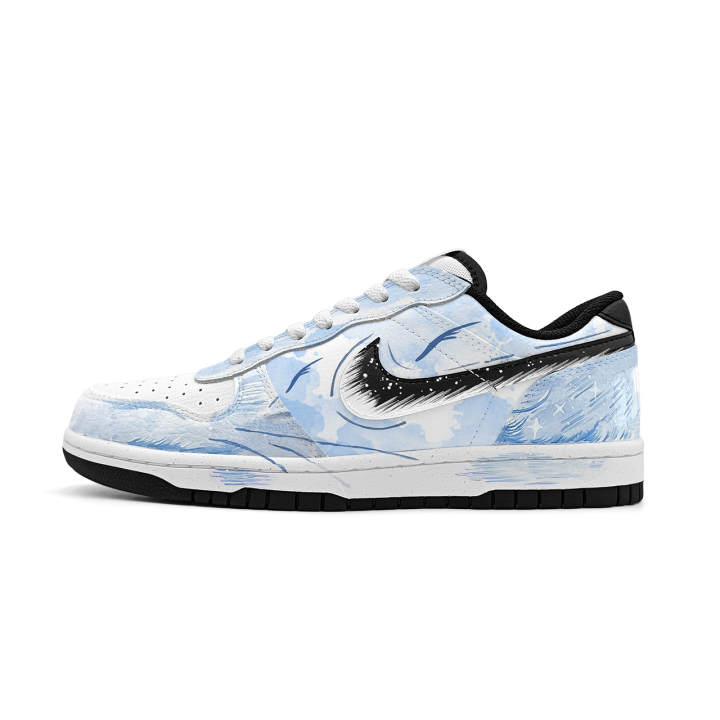 Nike Nike Big Skateboard Shoes Men's Low Top Black, Blue