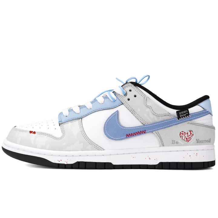 Nike Nike Dunk Skateboard Shoes Men's Low Top Blue Gray