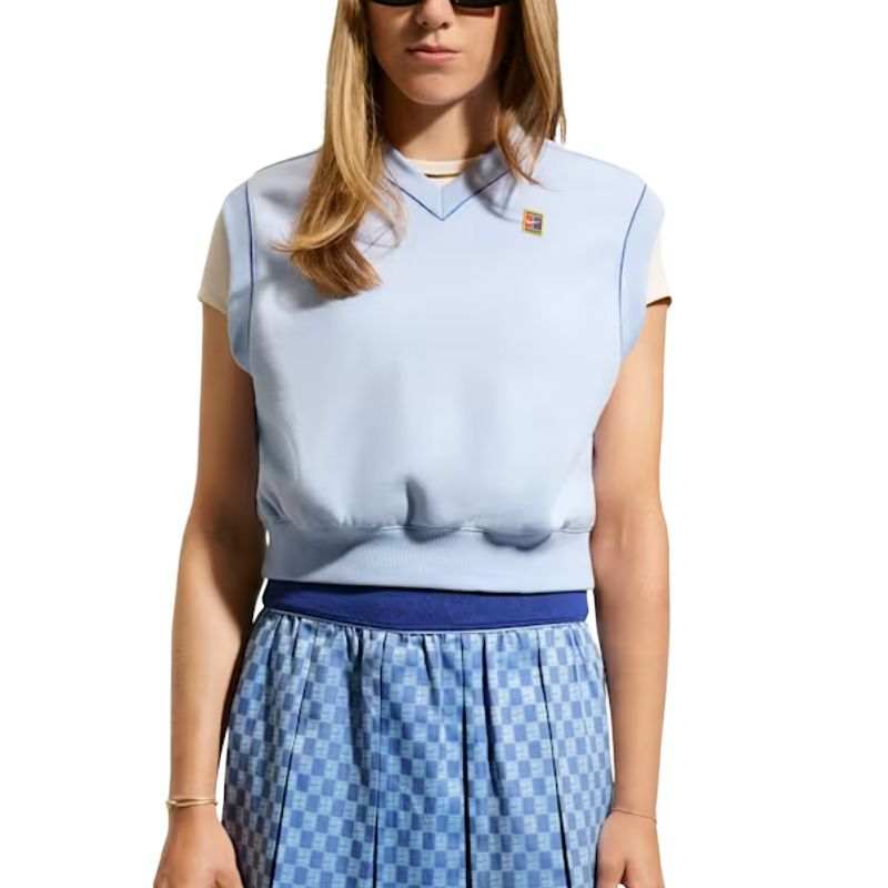 Nike Nike Court Tennis Tops Women's Aluminum V Neck Moderate