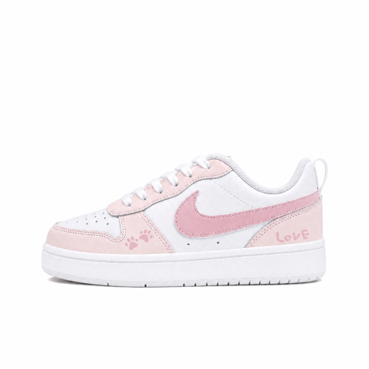 Nike Nike Court Borough Skateboard Shoes Women's Low Top Pink