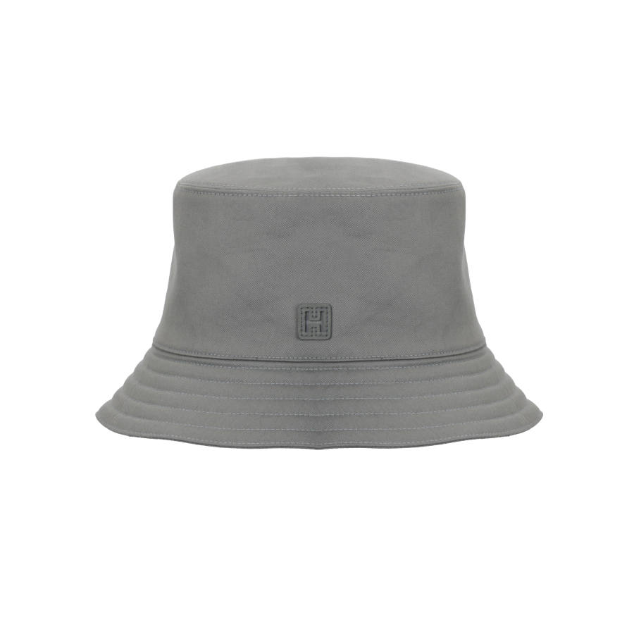 HERMES HERMES Cotton Elastane Bucket Hats Unisex Gray
