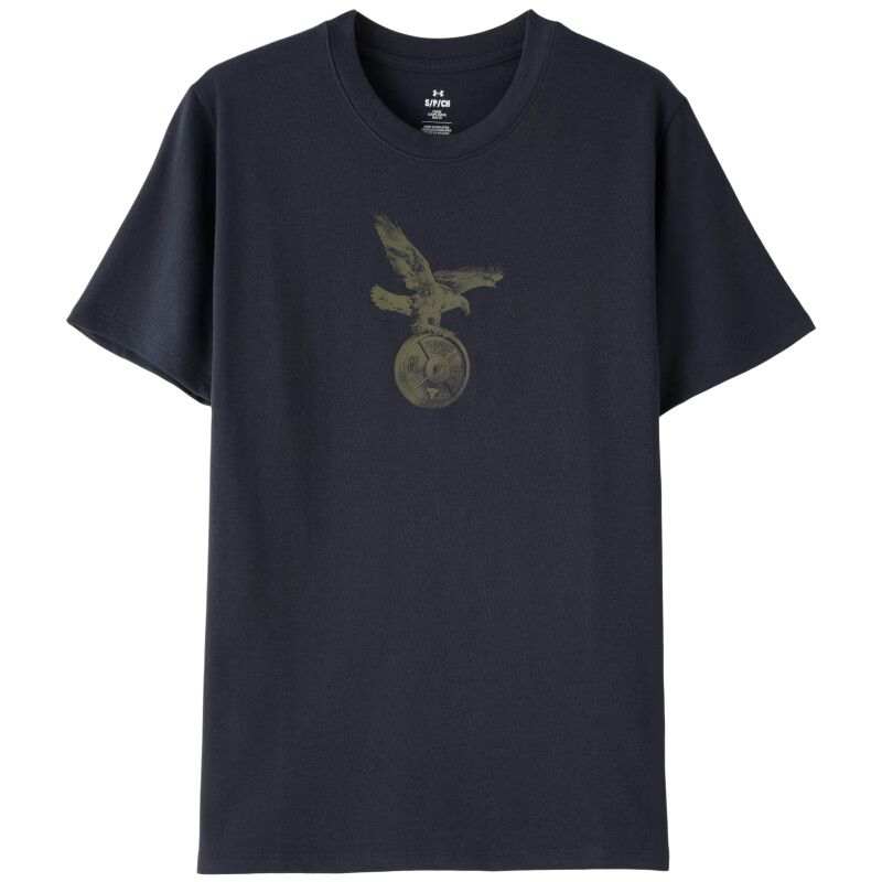 Under Armour Running T Shirts Women's Black Gray Color Crew Neck Moderate