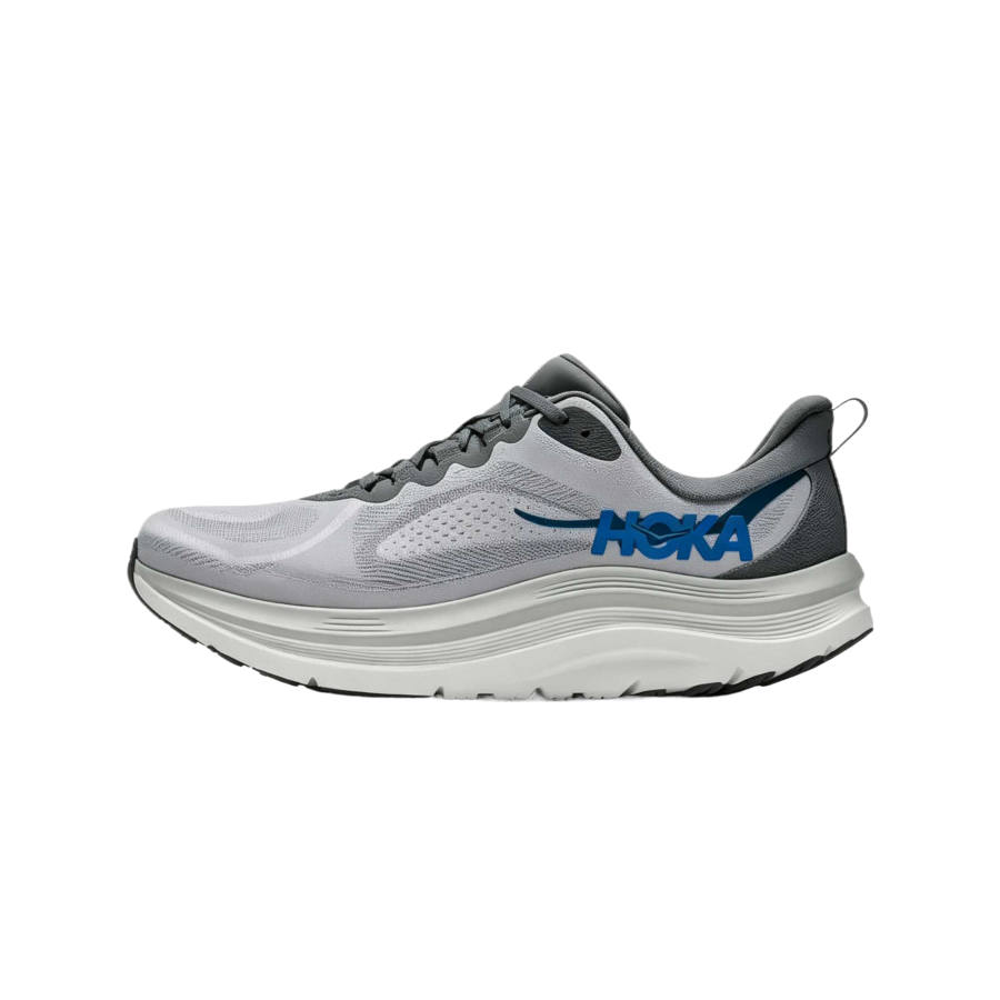 HOKA ONE ONE Kawana 3 Running Shoes Men's Low Top Stardust Gray/Phantom Blue