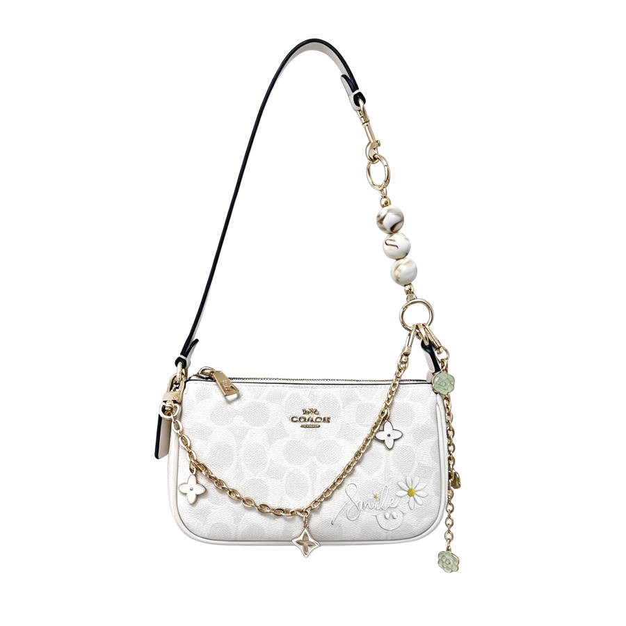 COACH COACH Nolita Shoulder Bags White Daisy