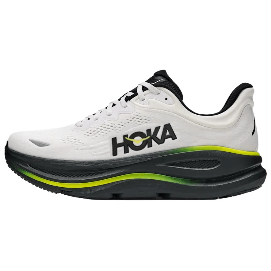 HOKA ONE ONE Bondi 9 Running Shoes Men's Low Top White Black