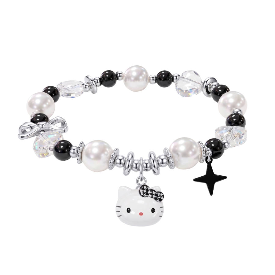 Sanrio X Hello Kitty Artificial Gemstone Bracelets Women's