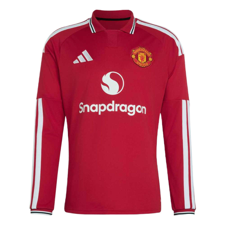 Adidas Adidas Manchester United Soccer Jerseys Men's Manchester United Red Lapel Moderate