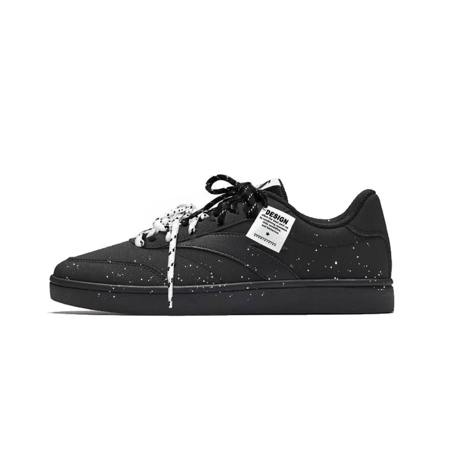 ANTA Active Skateboard Shoes Unisex Low Top Black/White