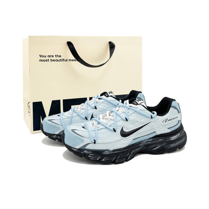 Nike Nike Initiator Running Shoes Unisex Low Top Black White Blue