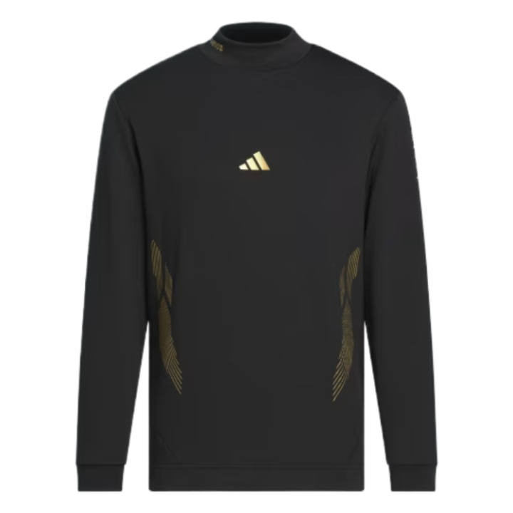 Adidas Adidas Polo Shirts Men's Black Turtleneck Moderate