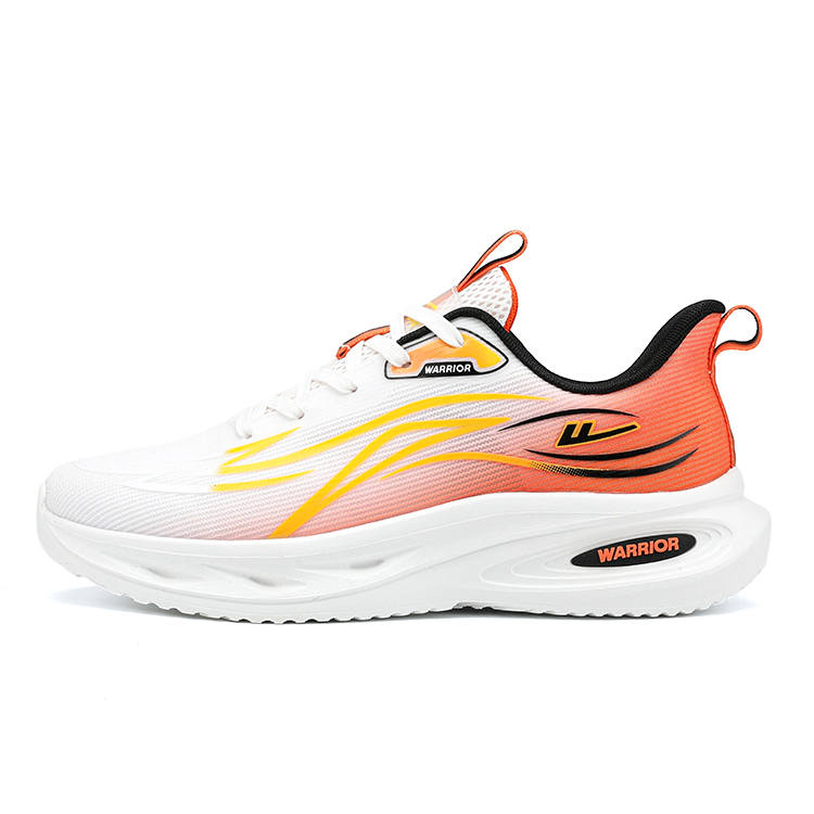 WARRIOR WARRIOR Running Shoes Men's Low Top White Black Orange