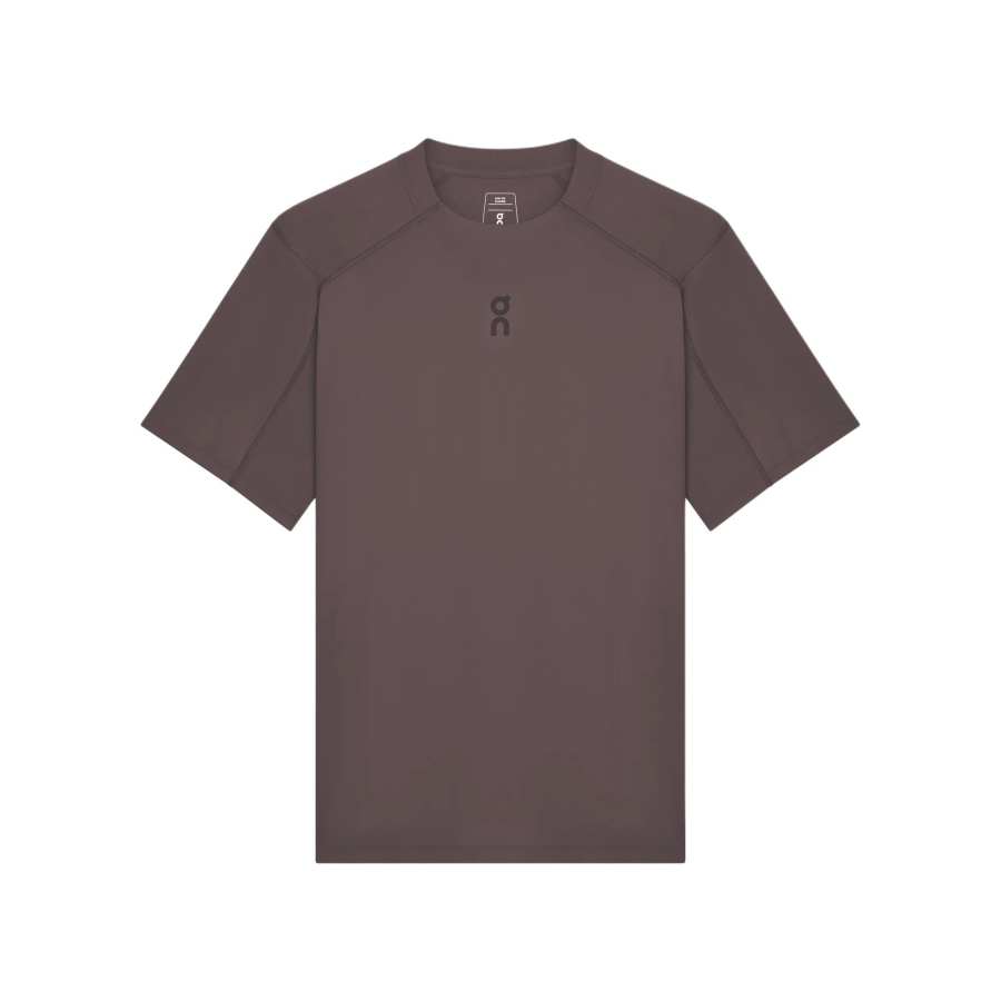 On Running T Shirts Men's Mulberry Purple Crew Neck Moderate