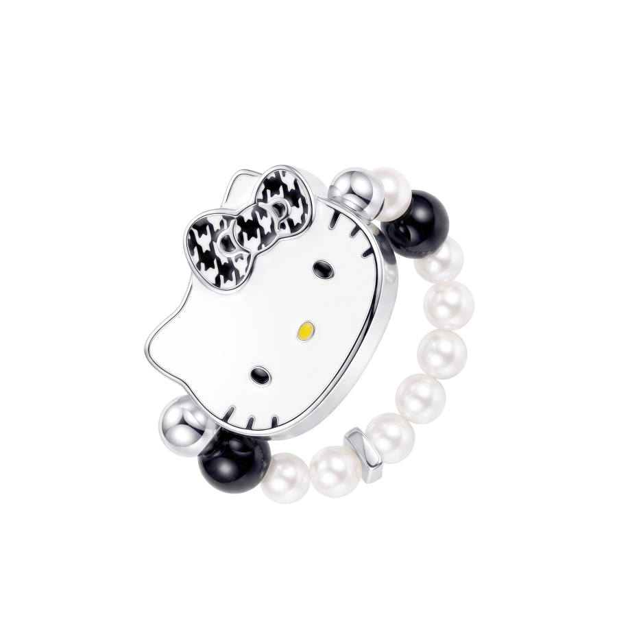 Sanrio X Hello Kitty Artificial Gemstone Rings Women's