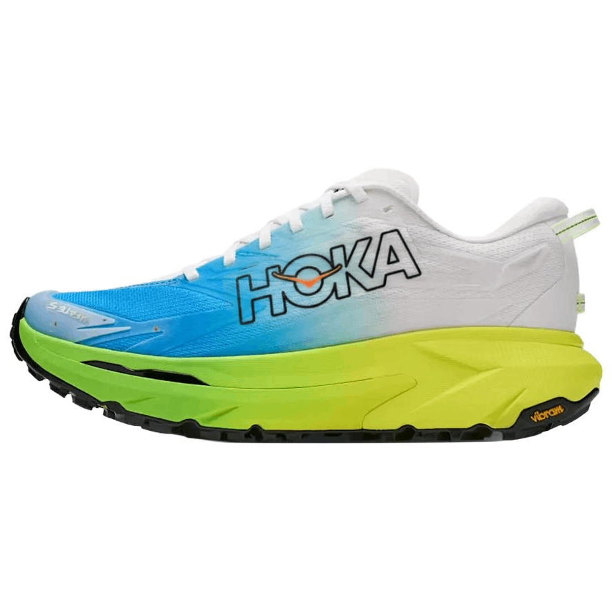 HOKA ONE ONE Mafate 5 Trail Running Shoes Unisex Low Top Blue White