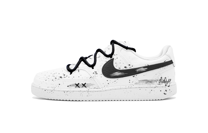 Nike Nike Court Vision Low Skateboard Shoes Men's Low Top White/Black