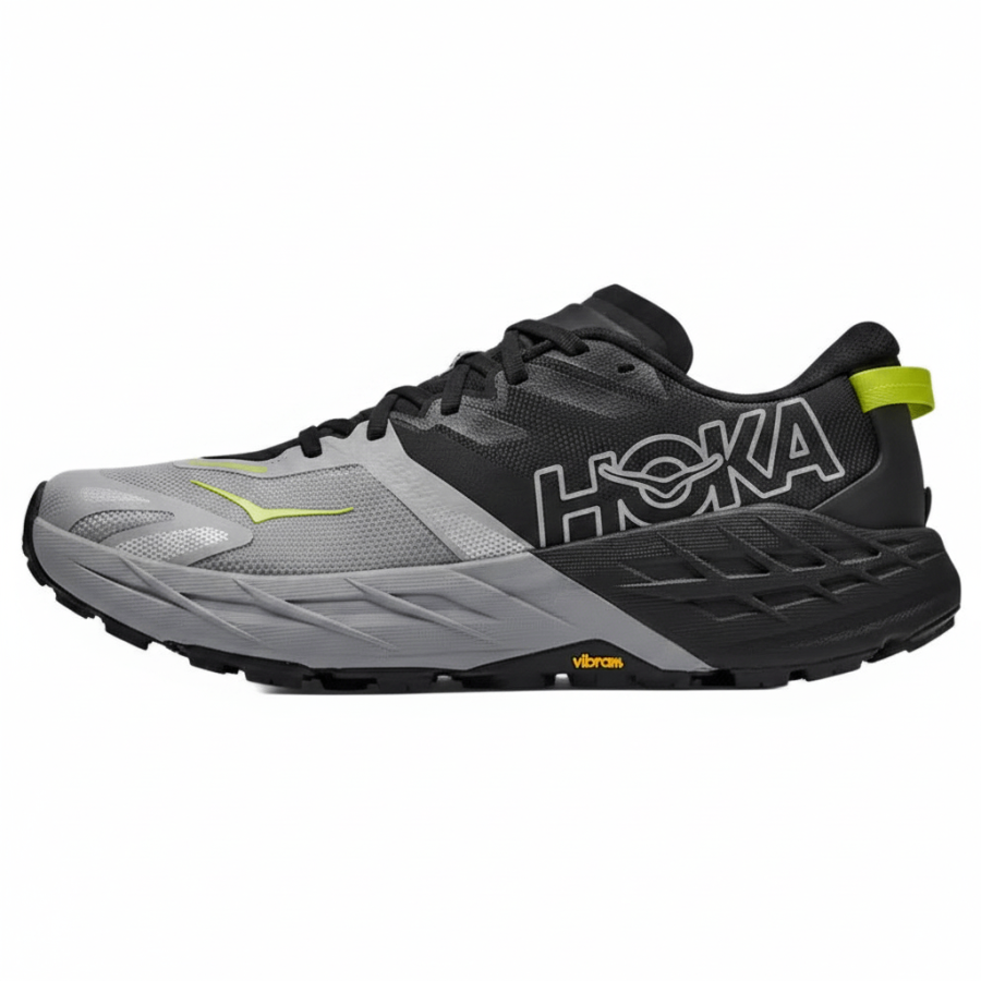 HOKA ONE ONE SPEEDGOAT 7 Trail Running Shoes Unisex Low Top Black Gray