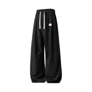 Sanrio Hello Kitty Casual Pants Women's Moderate Wide Leg Pants