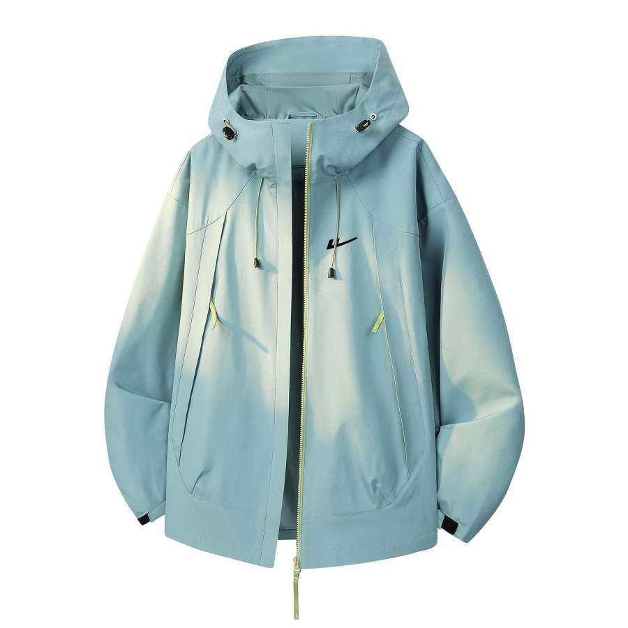 WARRIOR Windbreaker Jackets Women's Hooded Non Detachable Moderate Straight Fit