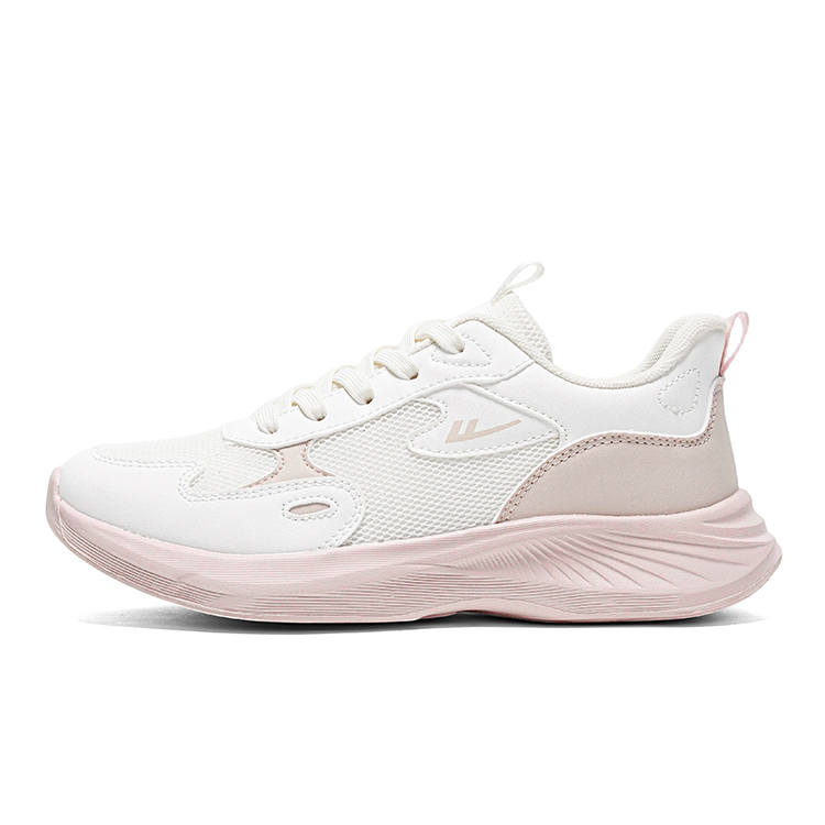 WARRIOR Running Shoes Women's Low Top Beige Pink