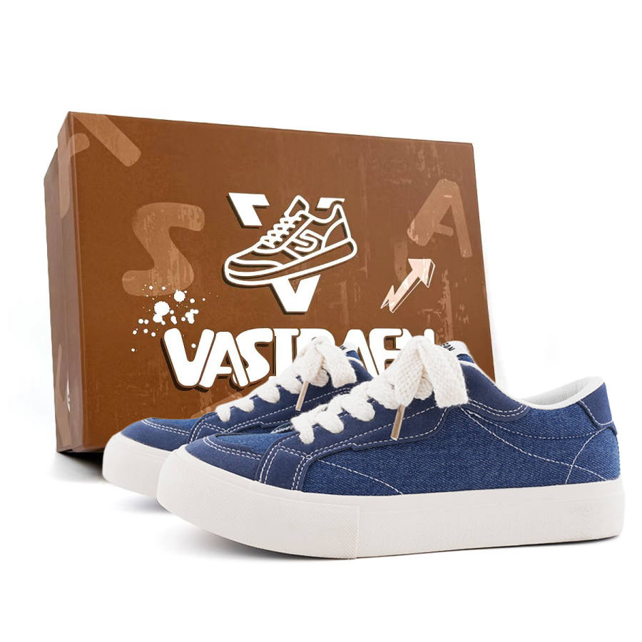 VASIBAEN Low top Canvas Shoes Men's Box Included