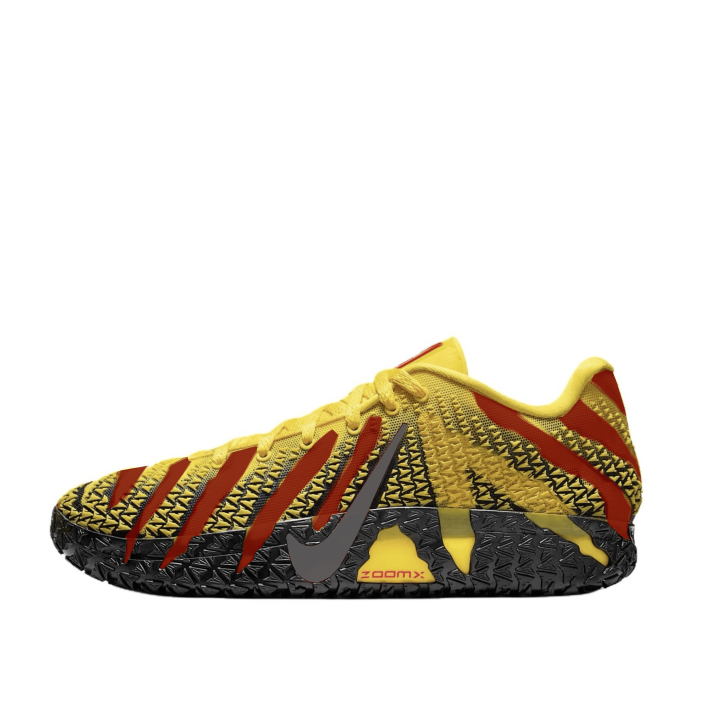 Nike Nike Ja Morant 3 Basketball Shoes Men's Low Top Yellow Black Red Color Block Gradient Colorway