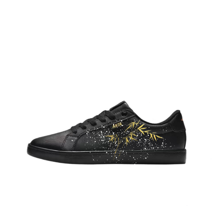 ANTA Skateboard Shoes Men's Low Top J Gold