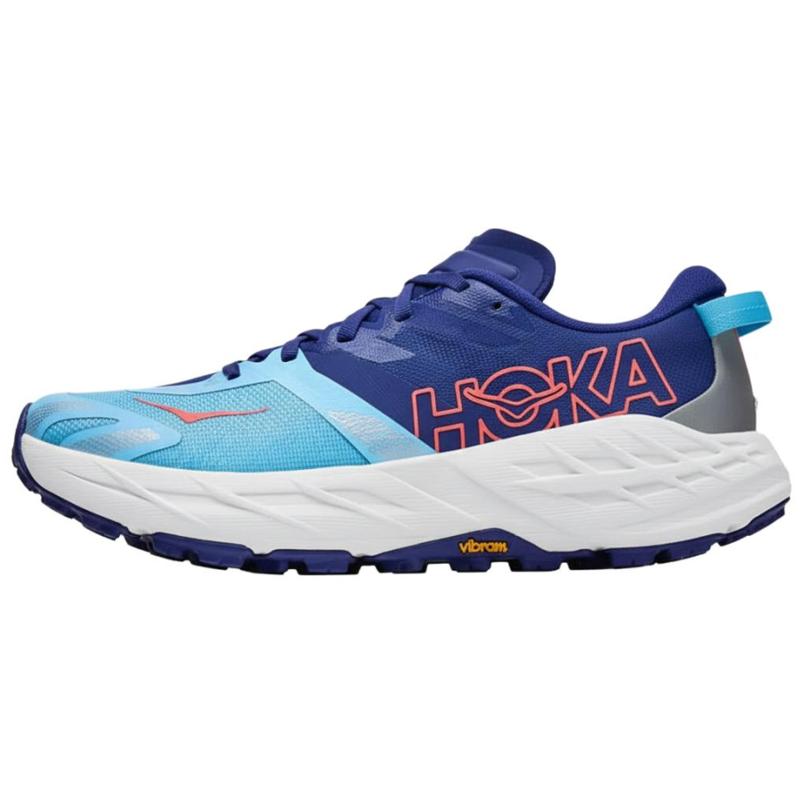 HOKA ONE ONE SPEEDGOAT 7 Trail Running Shoes Women's Low Top Blue Gray