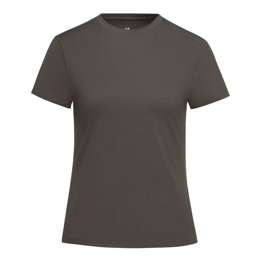 Under Armour Meridian T Shirts Women's Sichuan Pepper Brown 200 Crew Neck