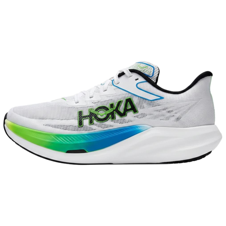 HOKA ONE ONE Rocket X 3 Running Shoes Unisex Low Top White Black