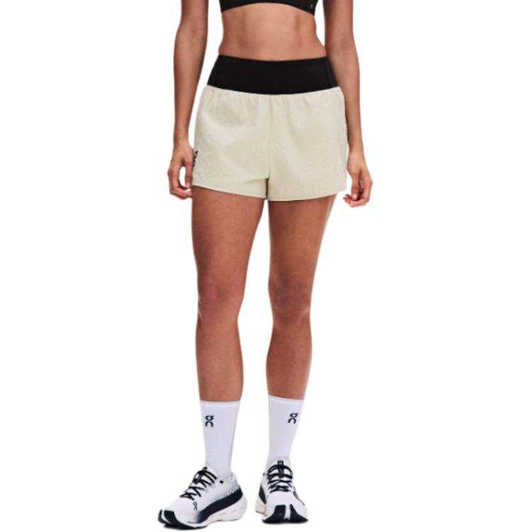 On On Performance Running Shorts Women's Ivory