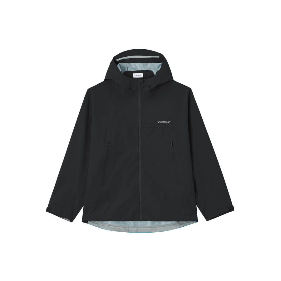 OFF-WHITE OFF WHITE Jackets Unisex Hooded Non Detachable Moderate Straight Fit