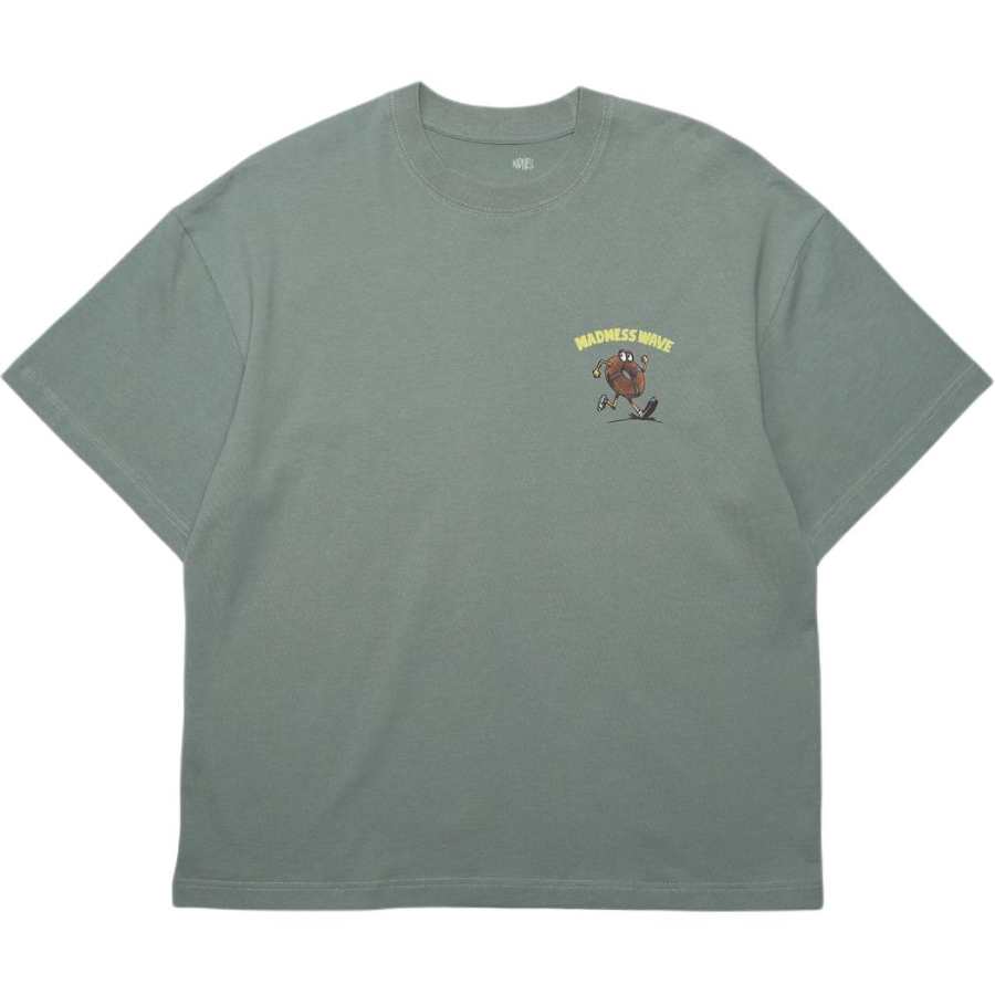 MADNESS T Shirts Men's Green Crew Neck