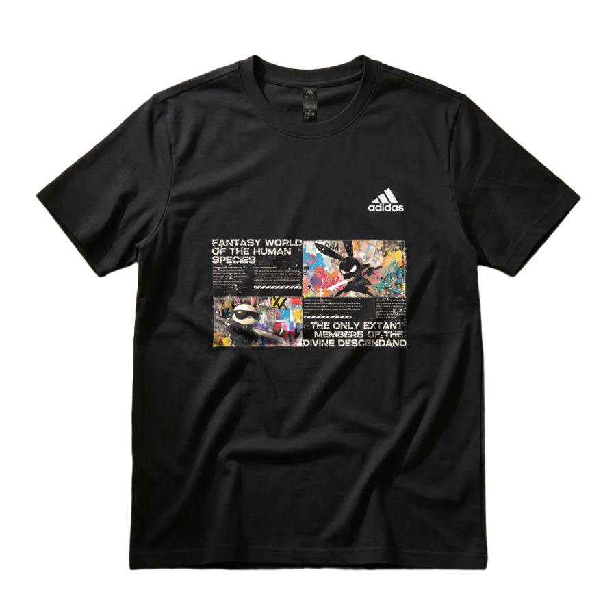 Adidas Adidas MUST HAVES T Shirts Unisex Black Crew Neck Moderate