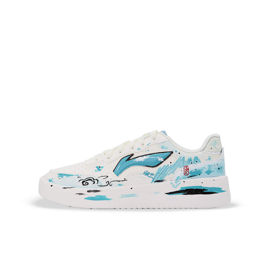 Li-Ning Li Ning Sycee V3 Skateboard Shoes Men's Low Top Blue With White Lettering