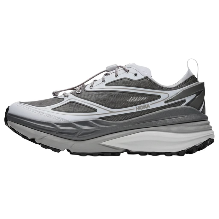HOKA ONE ONE Stinson One7 Mountaineering & Hiking Shoes Unisex Low Top Gray/White