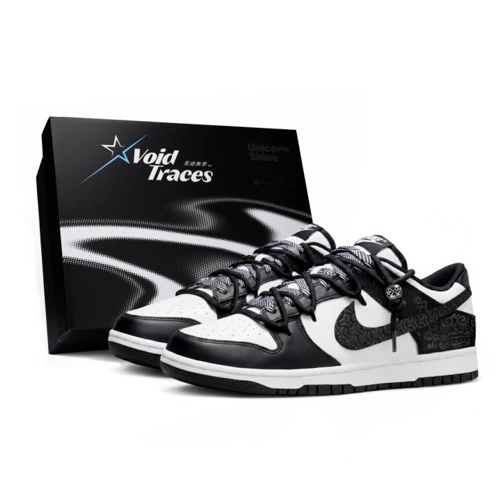 Nike Nike Dunk Skateboard Shoes Men's Low Top Black White