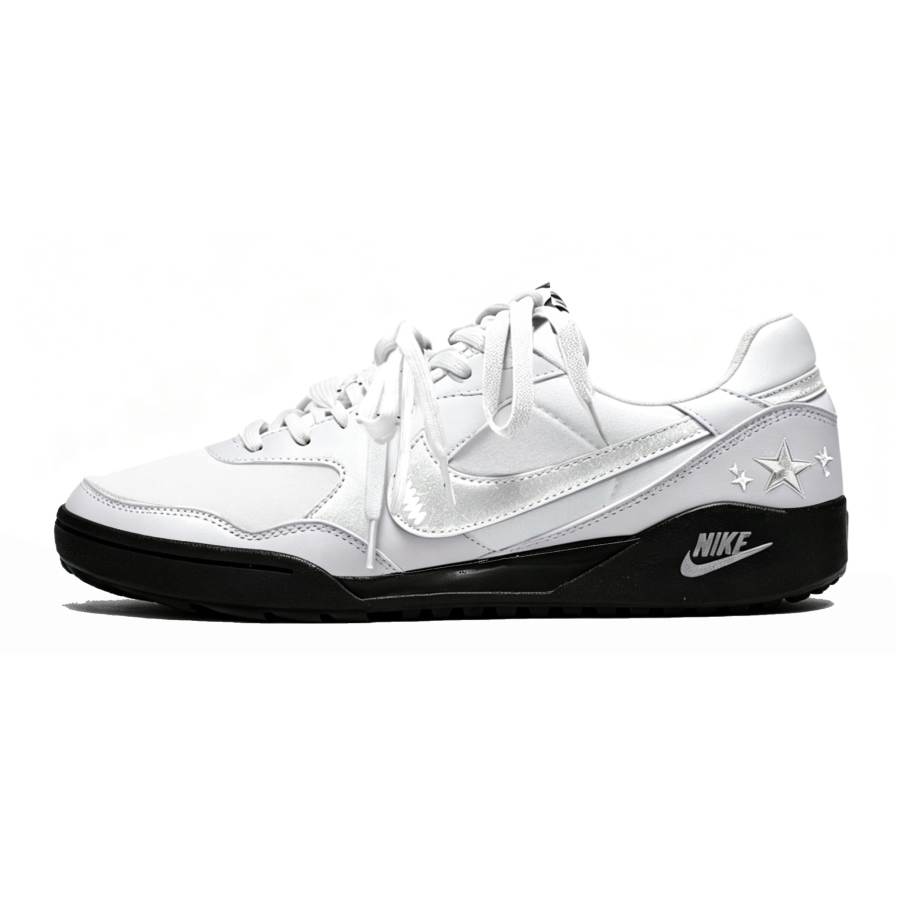 Nike Nike Terra Manta Silver Star Chapter Synthetic Leather, Textile Low top Casual Shoes Women's Silver White