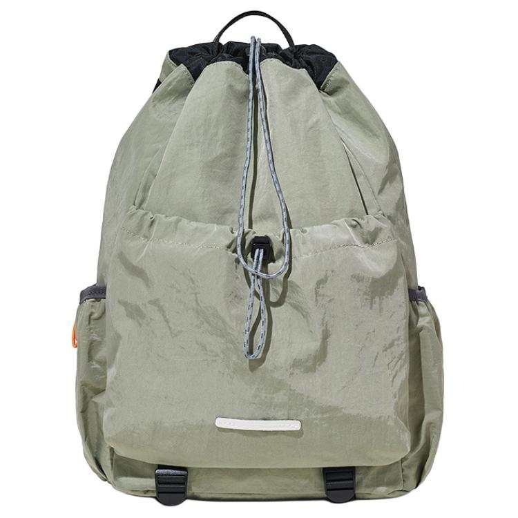 BOSTANTEN Fabric Backpack Unisex Khaki/Army Green/Black