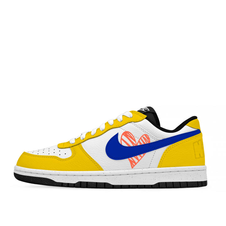 Nike Nike Big Skateboard Shoes Unisex Low Top Yellow