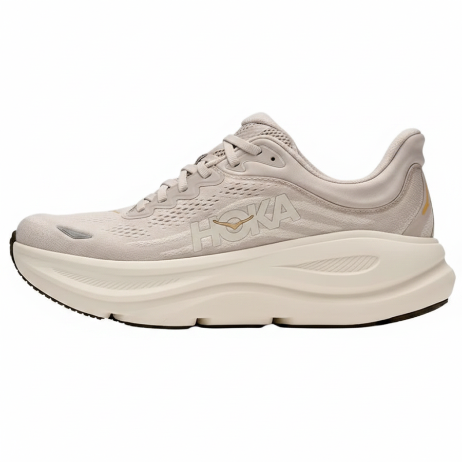 HOKA ONE ONE Bondi 9 Running Shoes Women's Low Top Beige