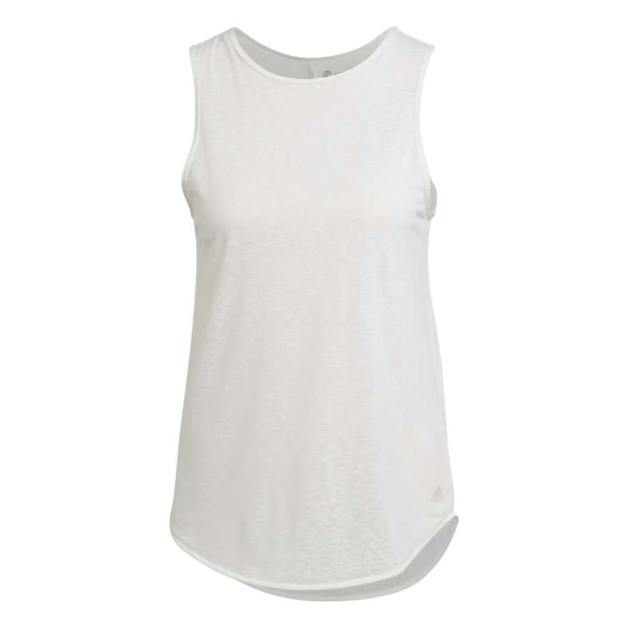 Adidas Adidas Sleeveless Sports Shirts Women's White Other