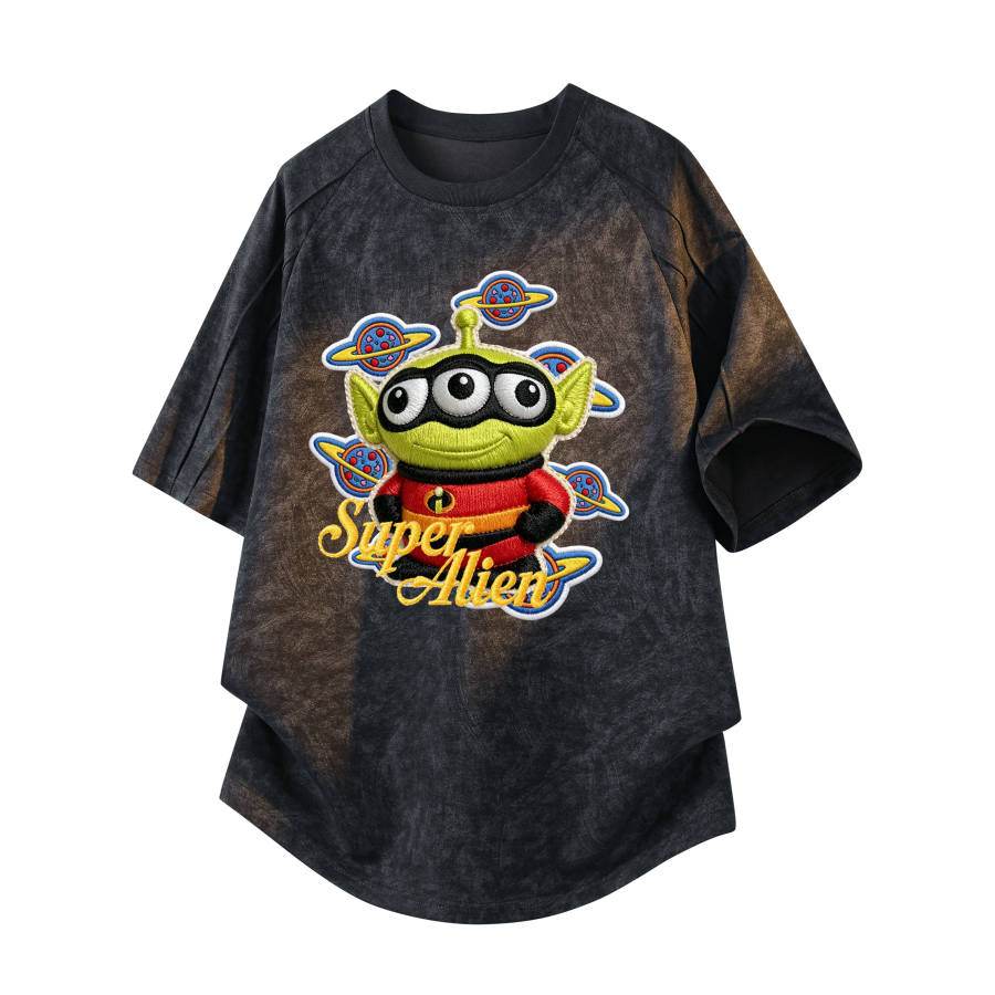 Disney T Shirts Unisex Crew Neck Moderate Straight Fit